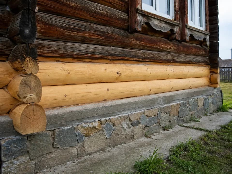 Замена нижних венцов деревянного дома